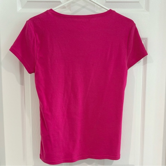 Tommy Hilfiger & Jones Sport Short Sleeve Tee Shirt Set Women M & L Purple Pink - Picture 6 of 15